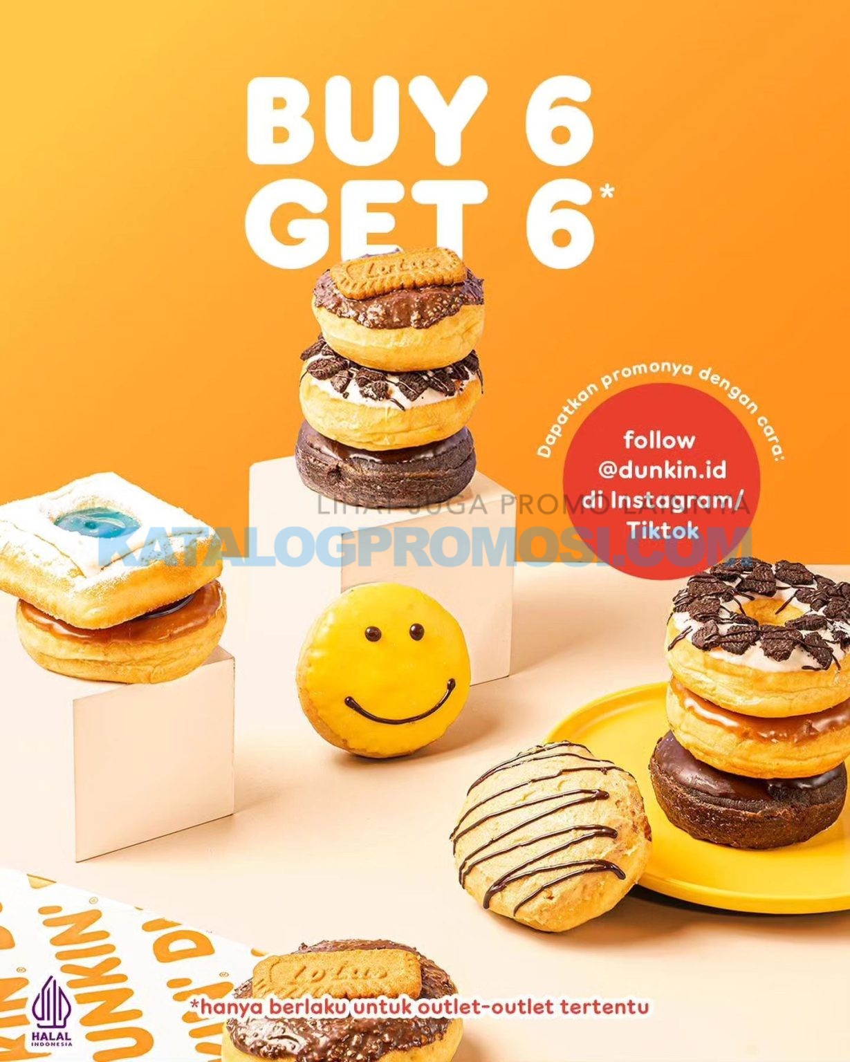 PROMO DUNKIN’ DONUTS PAYDAY - BELI 6 GRATIS 6