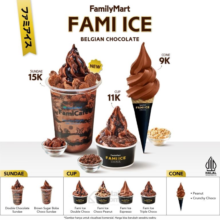 PROMO FAMILYMART FAMI ICE BELGIAN CHOCOLATE IS BACK !! Harga mulai Rp. 9.000