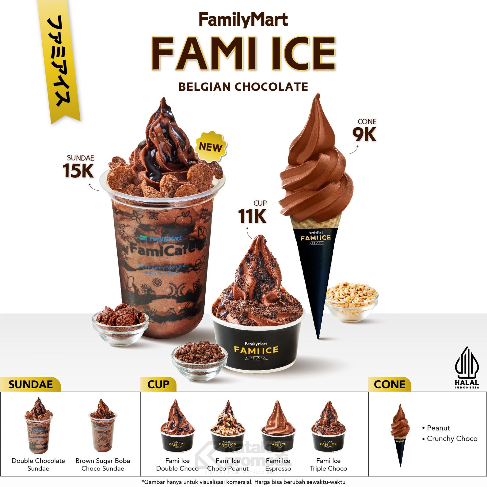 PROMO FAMILYMART FAMI ICE BELGIAN CHOCOLATE IS BACK !! Harga mulai Rp. 9.000