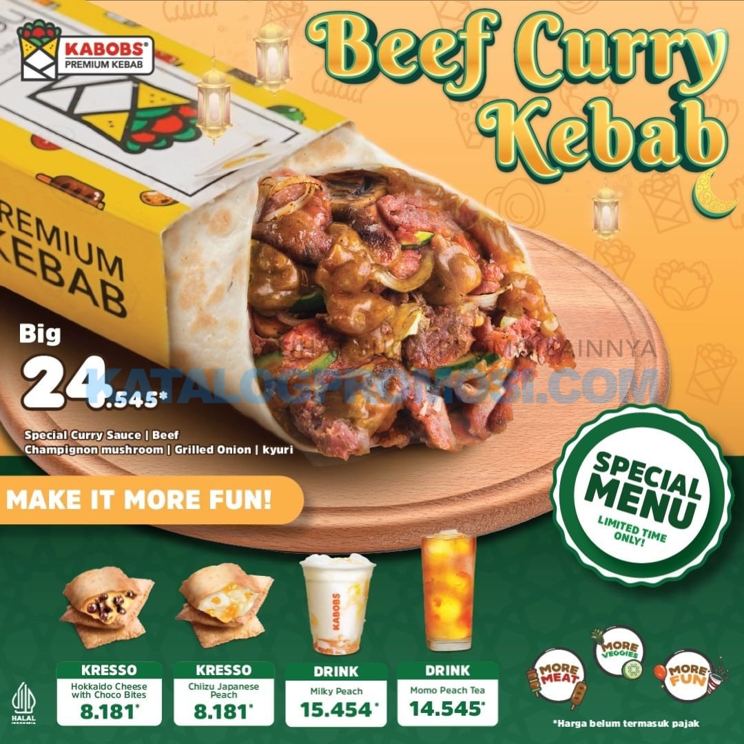 BARU! Kabobs “Beef Curry Kebab”