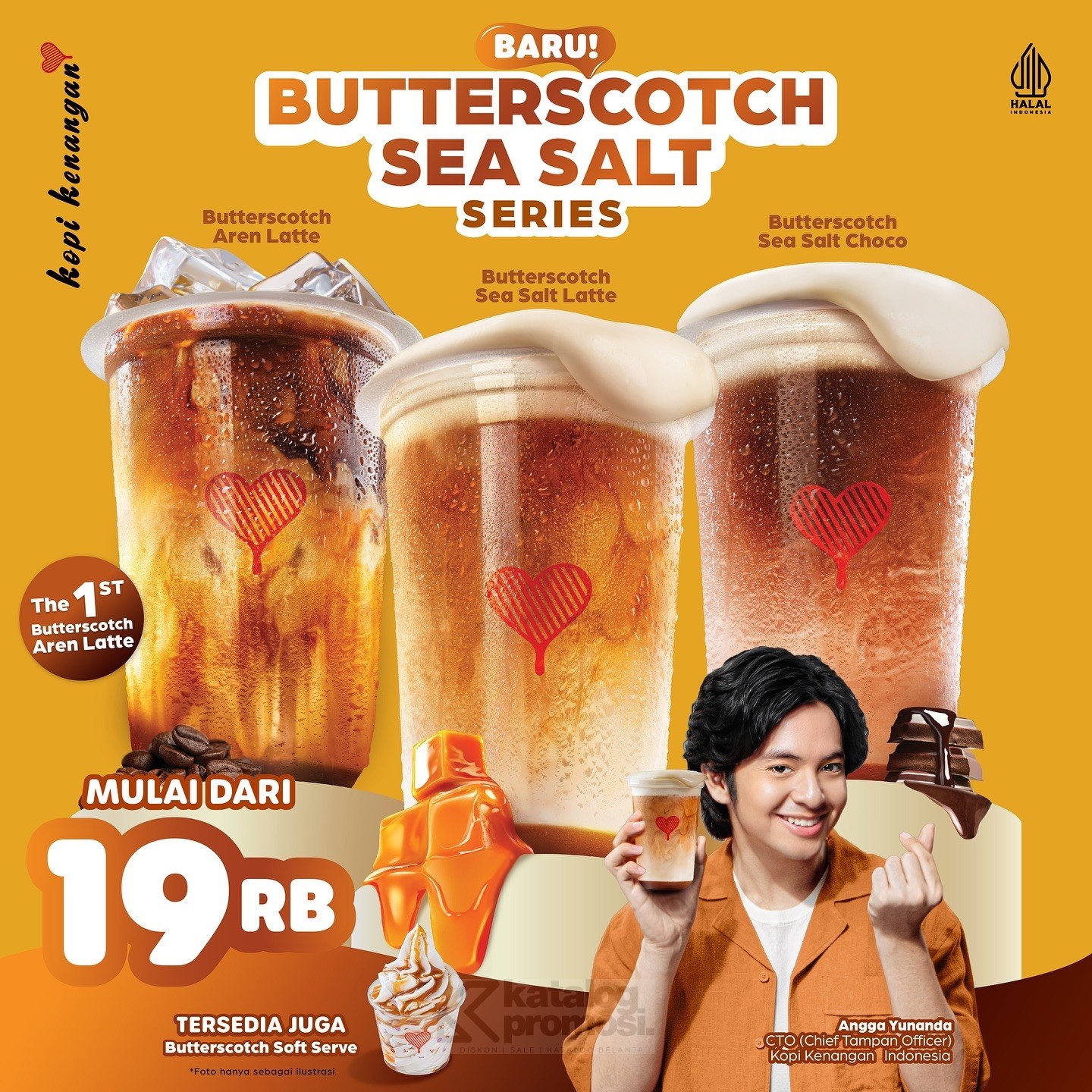 Promo Kopi Kenangan Menu Baru! Butterscotch Sea Salt Series