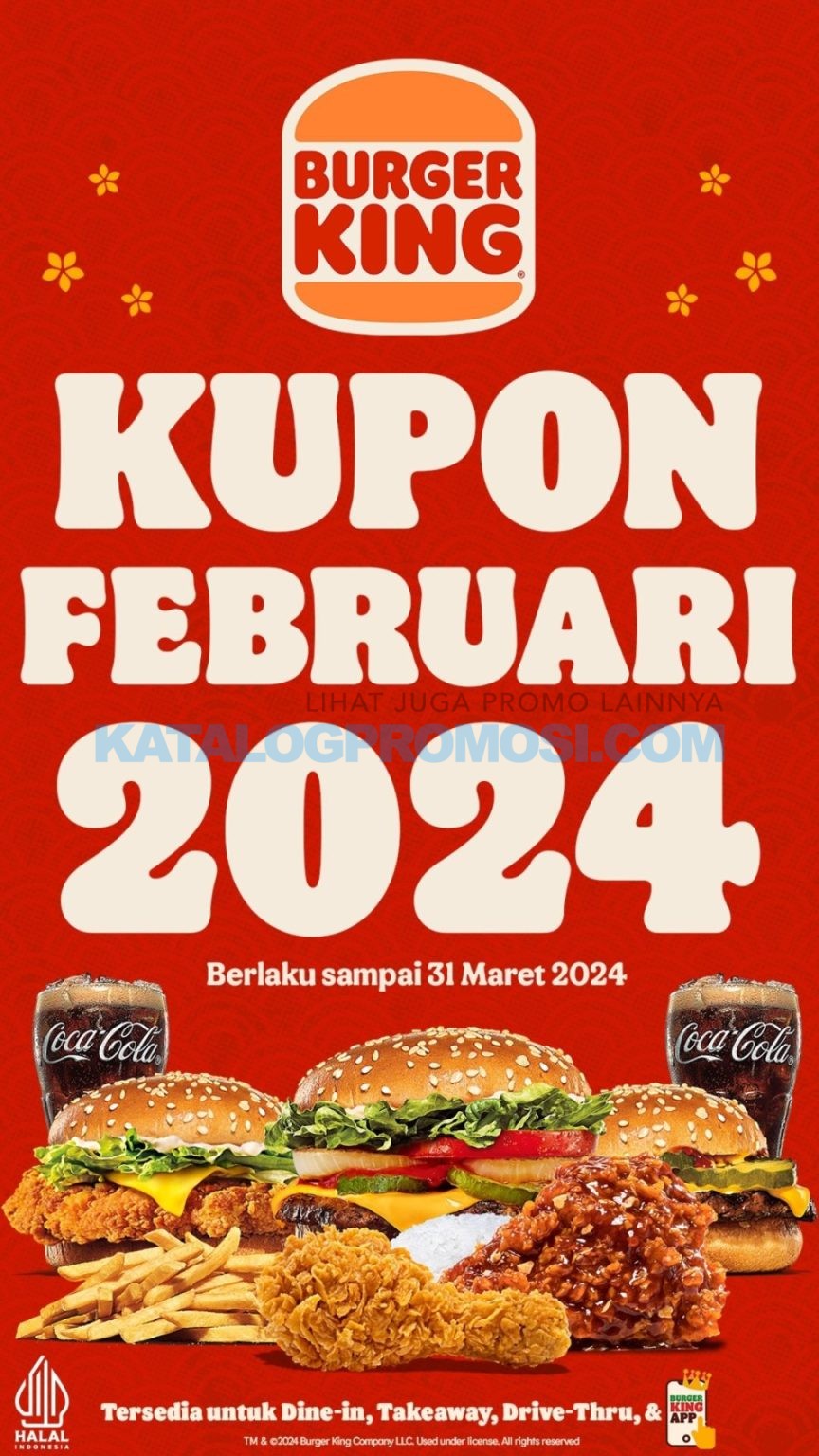 Promo Burger King AGUSTUS 2024 Terbaru Hari ini