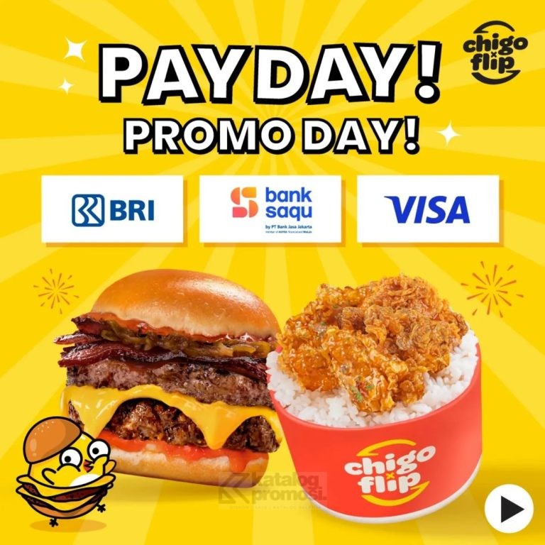 CHIGO X FLIP Payday Promo HEMAT hingga 50% dan CASHBACK HINGGA 100%