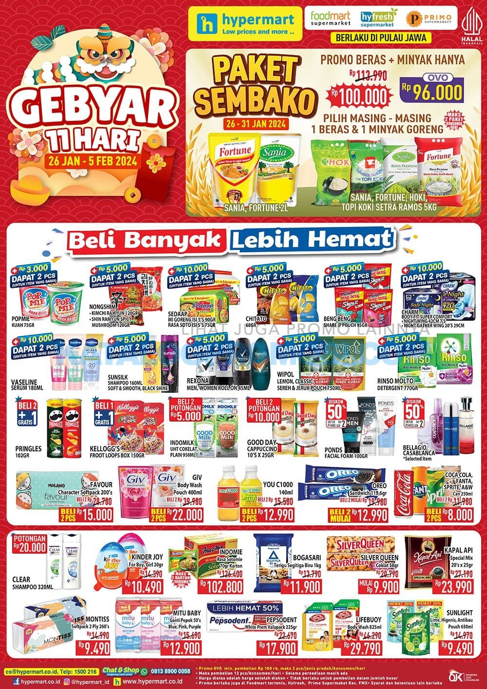 Promo HYPERMART WEEKDAY 30 JANUARI 01 FEBRUARI 2024