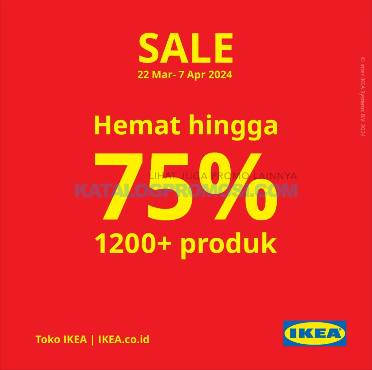 Promo IKEA MID YEAR SALE - HEMAT hingga 75%