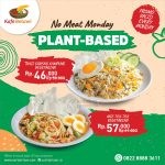 Promo Kafe Betawi No Meat Monday Harga Spesial menu Plant-Based pilihan