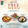 PROMO SUSHI TEI BEST DEAL GRATIS MENU berlaku mulai tanggal 22 Juli 2024