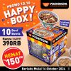 Promo Yoshinoya Happy Box – Paket Hemat Mulai 39RIBU/Bowl