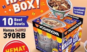 Promo Yoshinoya Happy Box – Paket Hemat Mulai 39RIBU/Bowl