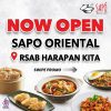 Promo Opening Sapo Oriental RSAB Harapan Kita - dapatkan DISKON 20% untuk Semua Menu