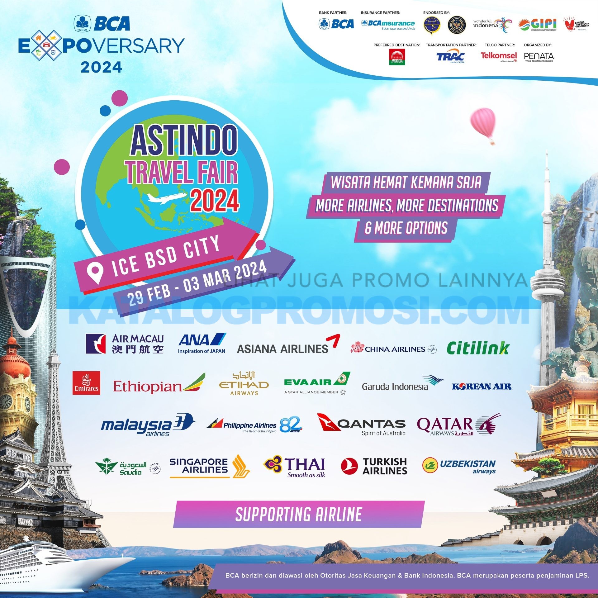 ASTINDO Travel Fair 2024 di Indonesia Convention Exhibition (ICE) - BSD