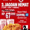 PROMO KFC HUT BCA 67 - BELI 2 PAKET JAGOAN HEMAT cuma Rp. 67RIBU