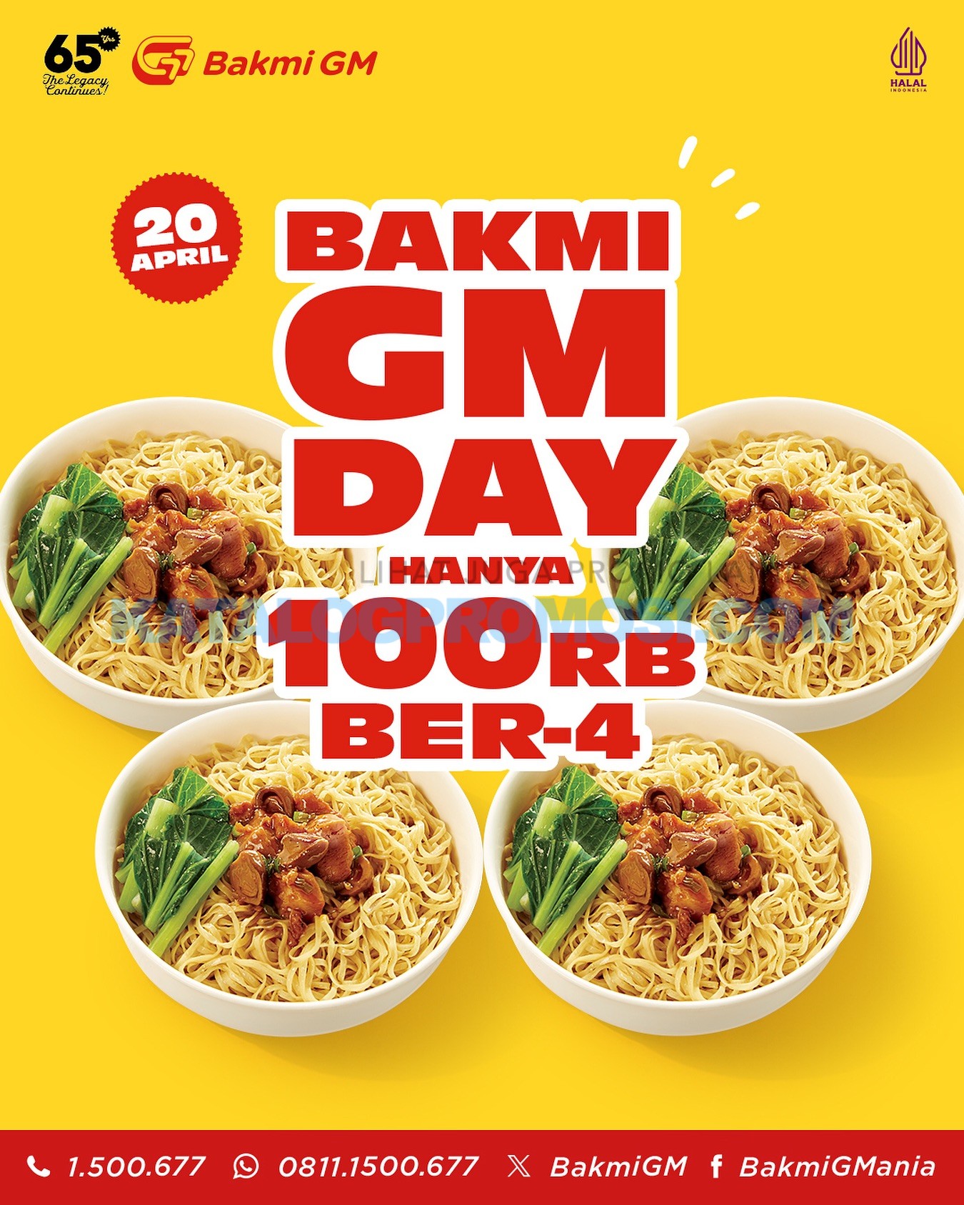 Promo BAKMI GM DAY - MAKAN HEMAT BER-4 HANYA Rp. 25RB per ORANG