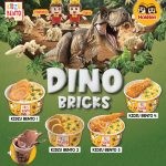 Promo HOKBEN Kidzu Bento Gratis Dino Bricks