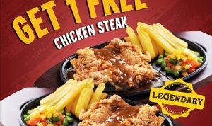 Promo Fiesta Steak Buy 1 Get 1 Free Chicken Steak