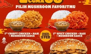 Promo Burger King Dobel Cuan 2 Menu Hanya Rp38.888