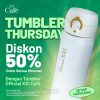 Promo XXI CAFE TUMBLER THURSDAY - DISKON 50% untuk Semua Minuman