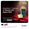 Promo Cinema XXI Agora Mall GRATIS 1 Popcorn dengan Kartu Kredit UOB