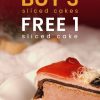 Promo First Love Patisserie Holidays - Buy More Get Free Sliced Cakes*