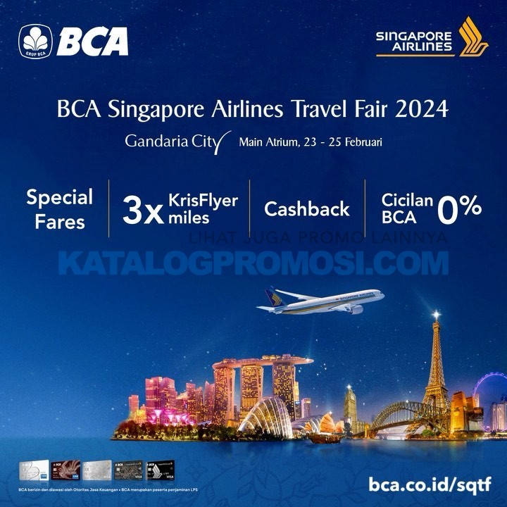 BCA Singapore Airlines Travel Fair Jakarta 2024