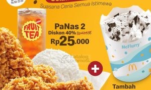 Promo McDonald's Year-End Deal PaNas 2 Cuma Rp25 Ribuan!