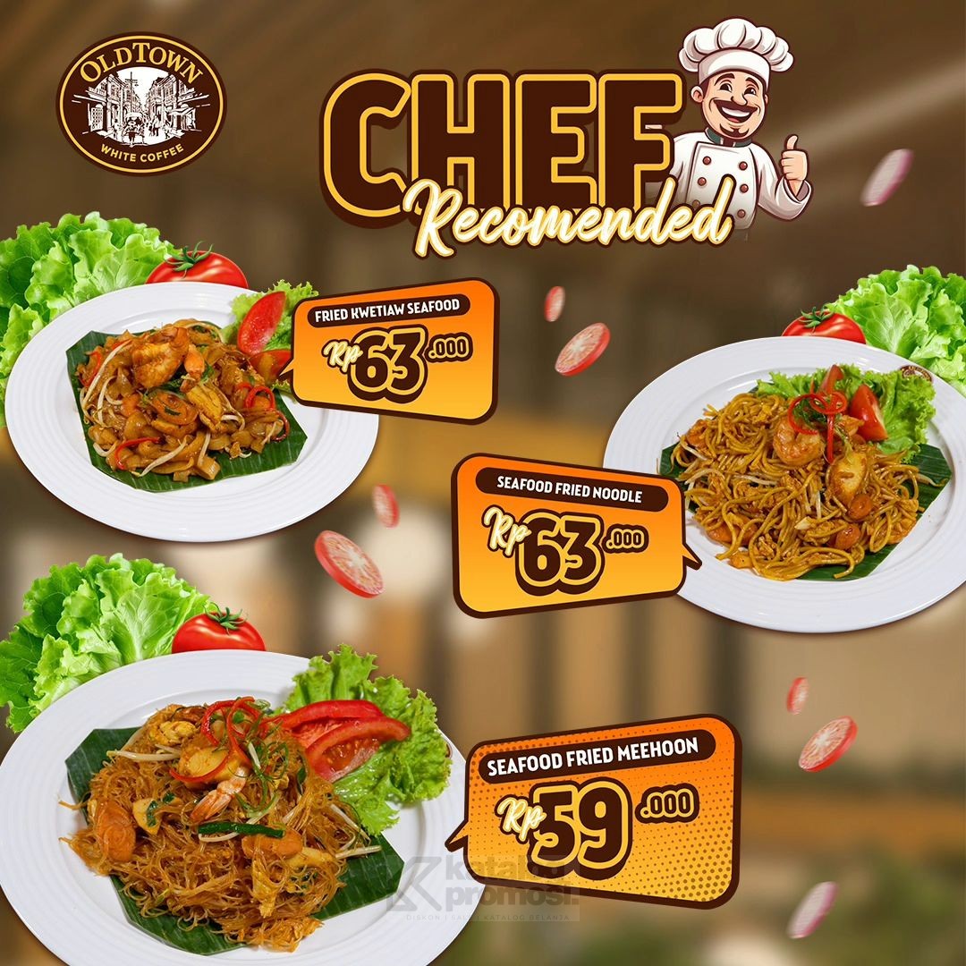 Promo OldTown White Coffee Spesial Menu Chef Recommended mulai Rp. 59.000