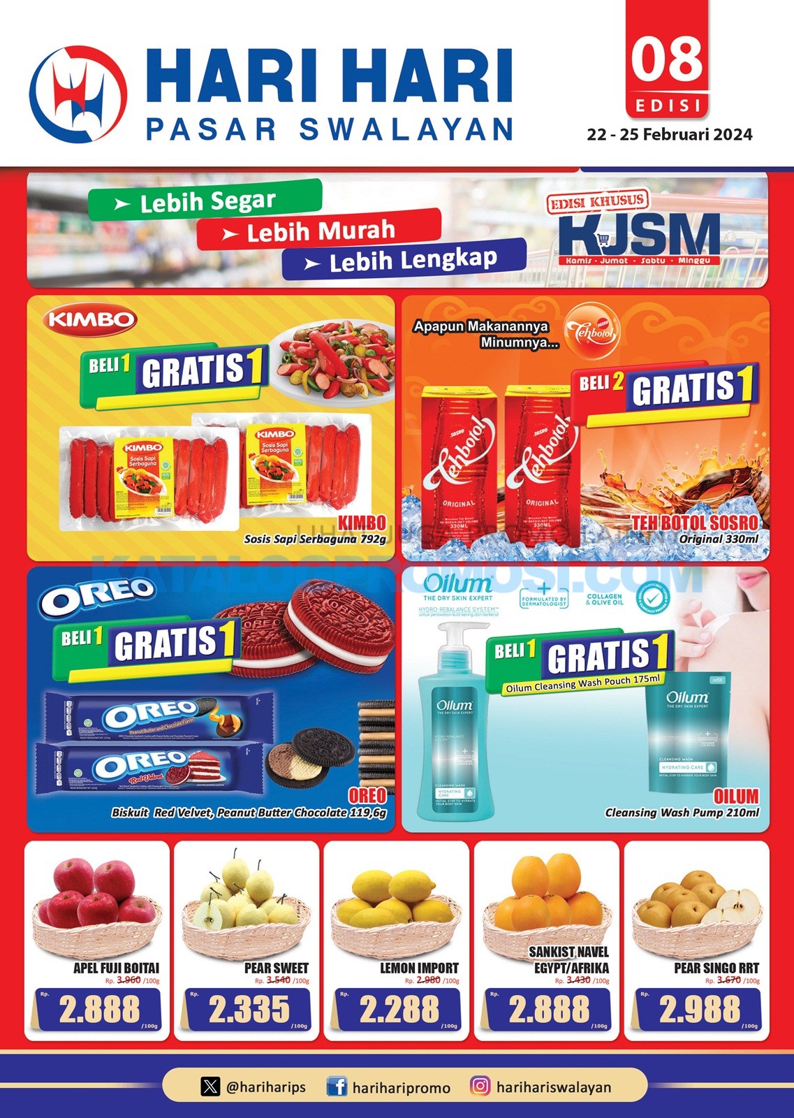 Katalog Promo JSM Hari Hari Swalayan 22-25 FEBRUARI 2024 • SoPasti.Com