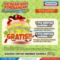 Promo INDOGROSIR Rayakan Hari Kemenangan - GRATIS Minyak Goreng 2 Liter