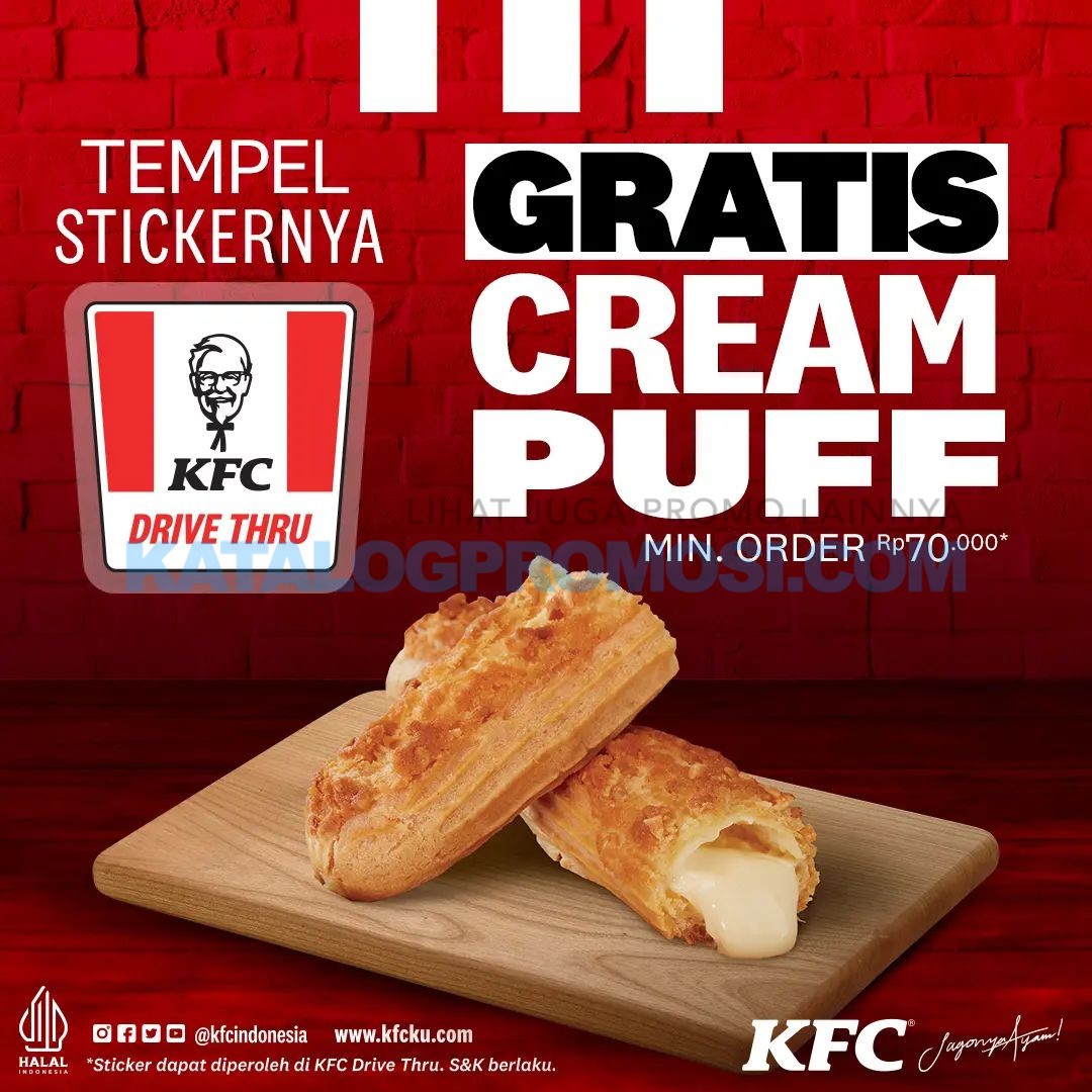 Promo KFC DRIVE THRU - PASANG STICKER GRATIS 1 MENU