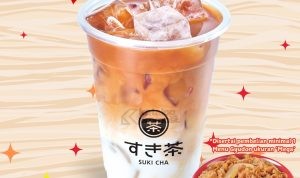 Promo 10.10 Sukiya Gratis Milk Tea