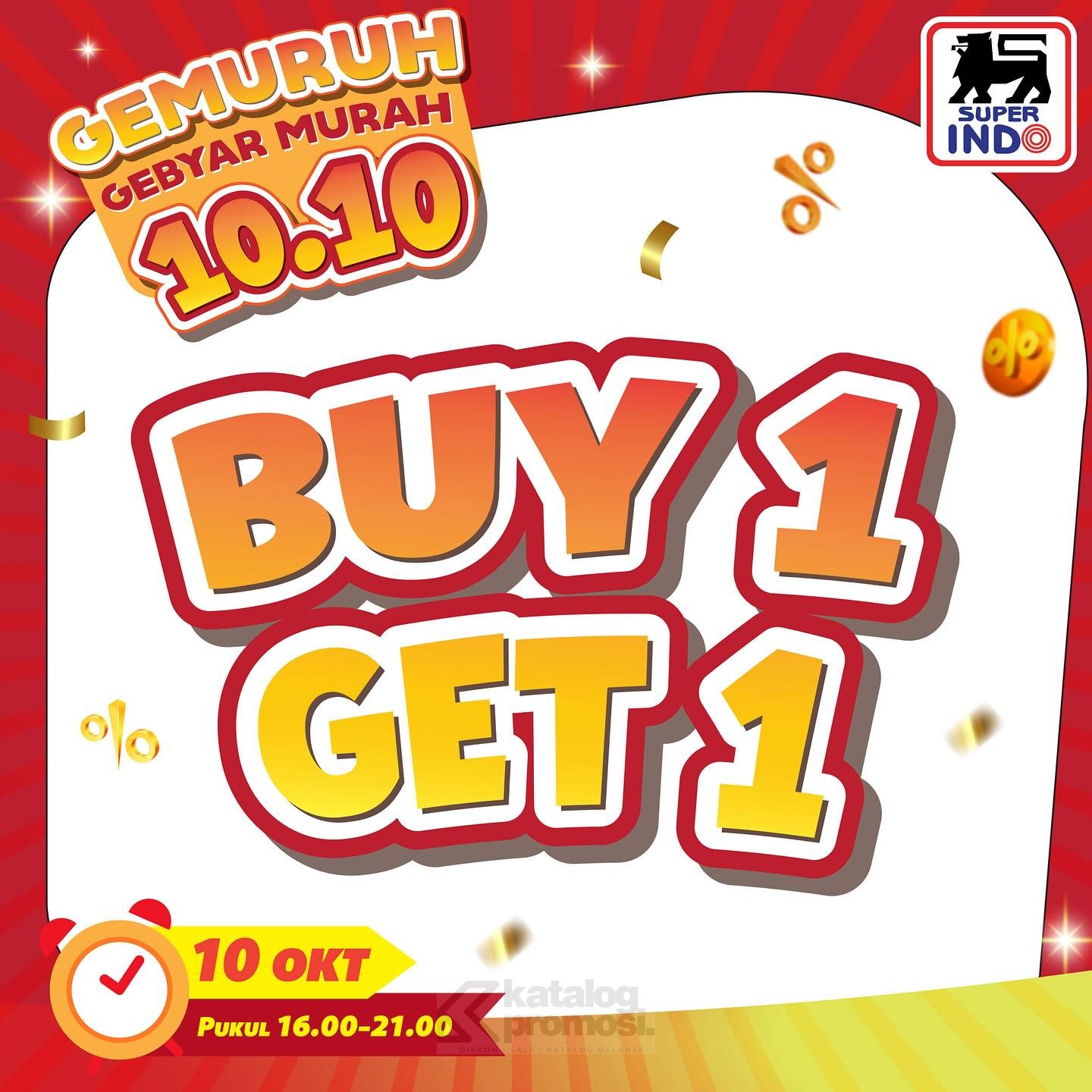 PROMO SUPERINDO 10.10 BELI 1 GRATIS 1