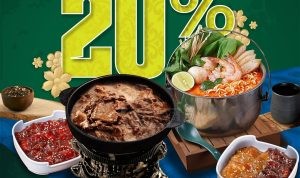 Promo RAA CHA SUKI BCA - DAPATKAN DISKON 20%