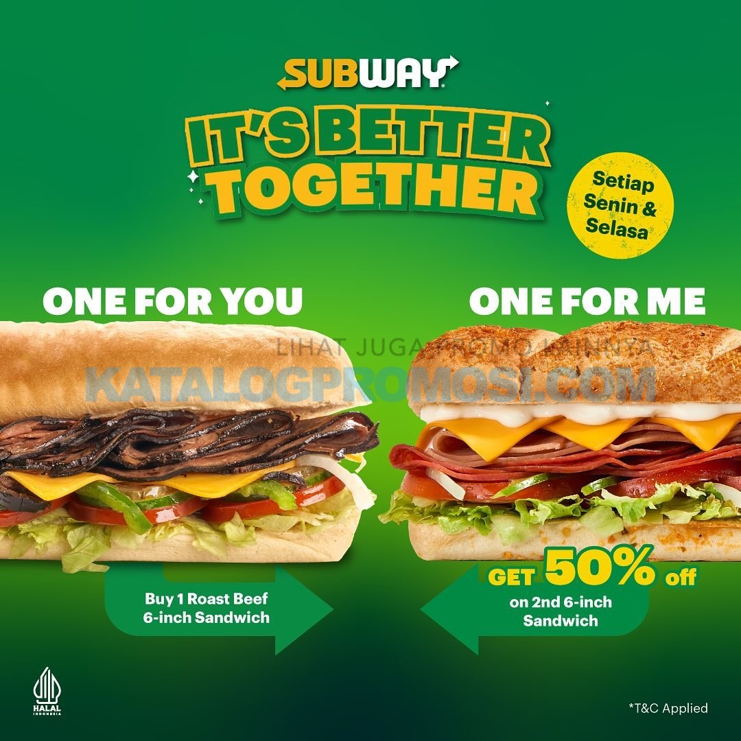 Promo Subway Indonesia FEBRUARI 2024