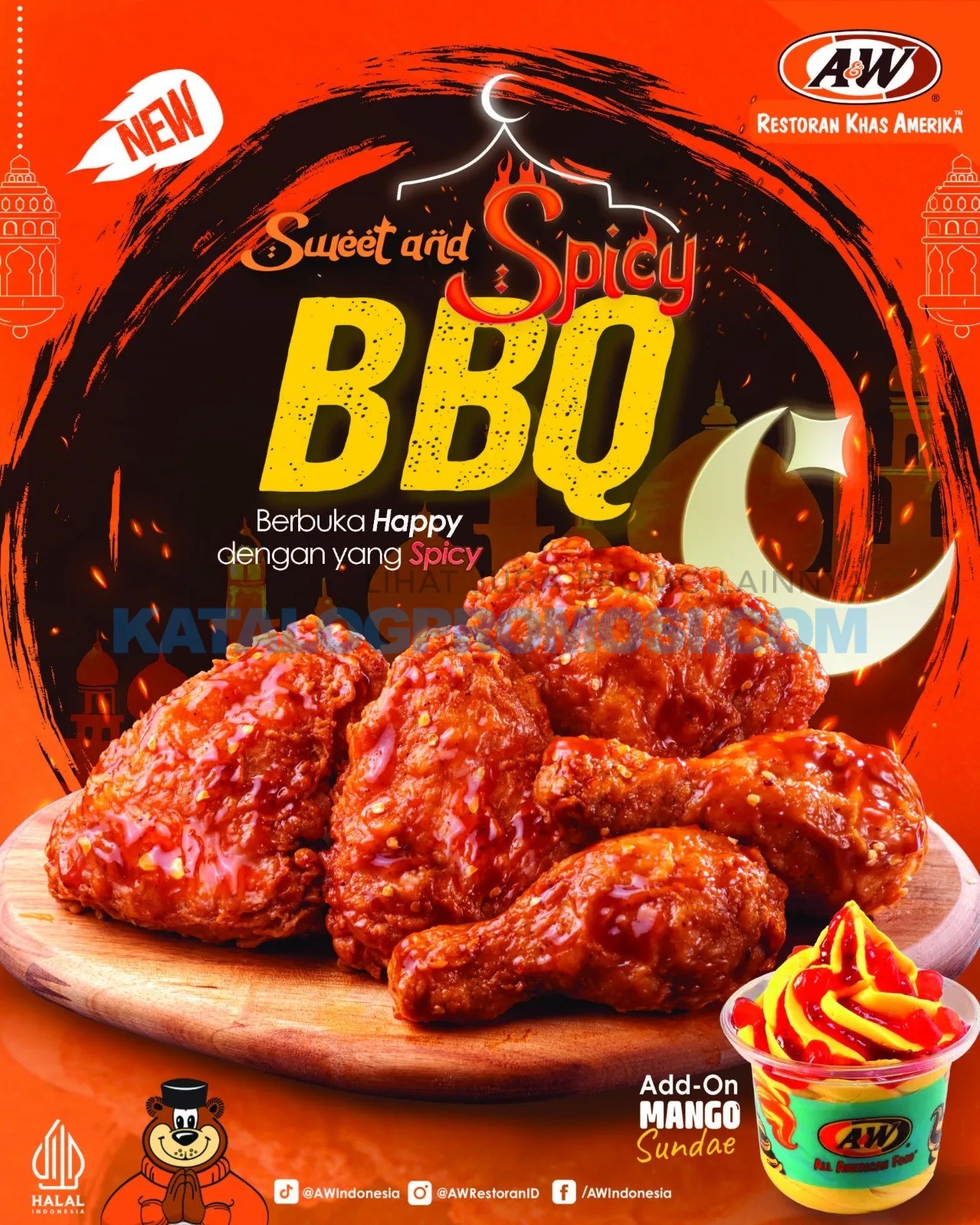 BARU! A&W Sweet & Spicy BBQ! Paketnya mulai Rp. 52ribuan aja