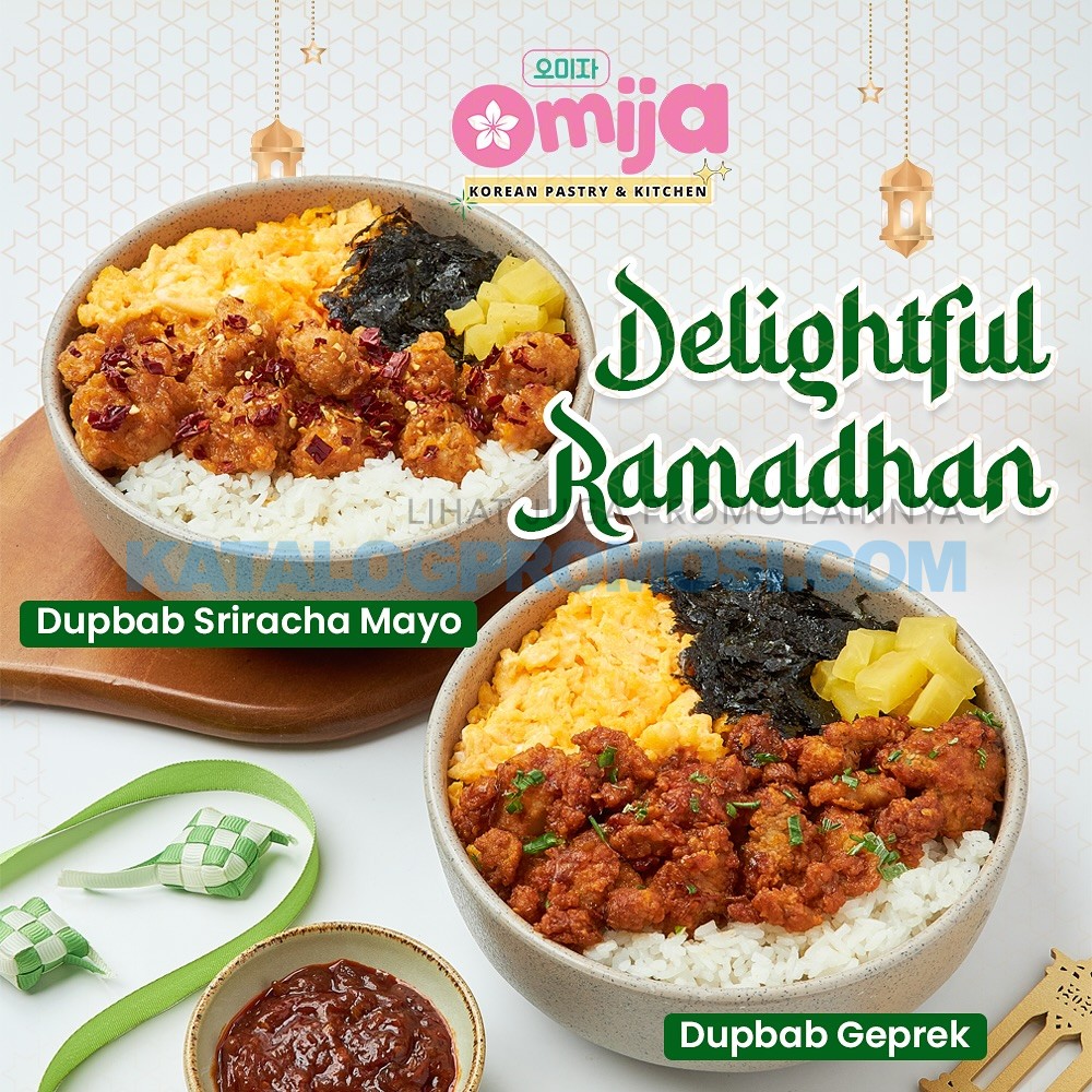 Promo OMIJA CAFE New Dupbap special for Ramadhan - DUPBAP SRIRACHA MAYO and DUPBAP GEPREK