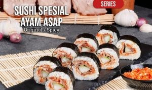 Promo Ayam Keprabon NEW MENU Sushi Ayam Asap Mulai Rp.27 RIBU!