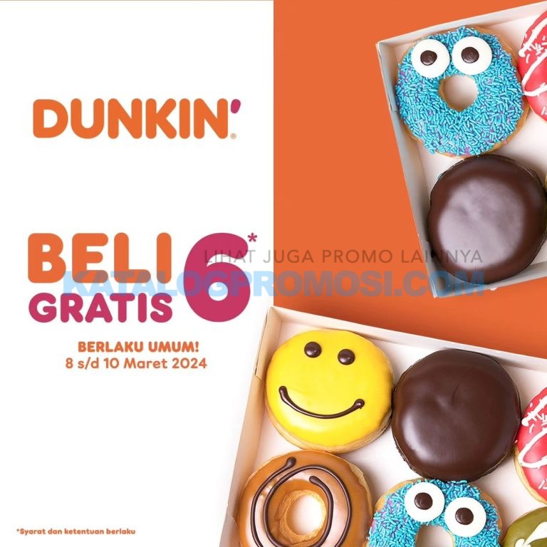 Promo Dunkin' Donuts Hari Ini Katalogpromosi.com