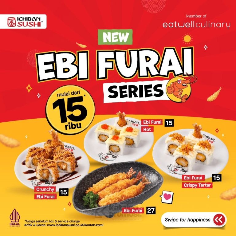 BARU! EBI FURAI SERIES dari ICHIBAN SUSHI