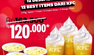 Promo KFC KOMBO SPECIAL 12.12 - MAKAN HEMAT BERTIGA cuma Rp. 120.000*