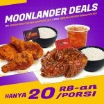 Promo MOON CHICKEN MOONLANDERS DEALS Hanya 20 Ribuan/ Porsi*