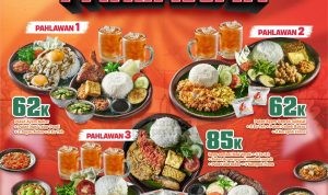 Promo Penyetan Cok Paket Hemat PAHLAWAN Mulai Rp62.000!