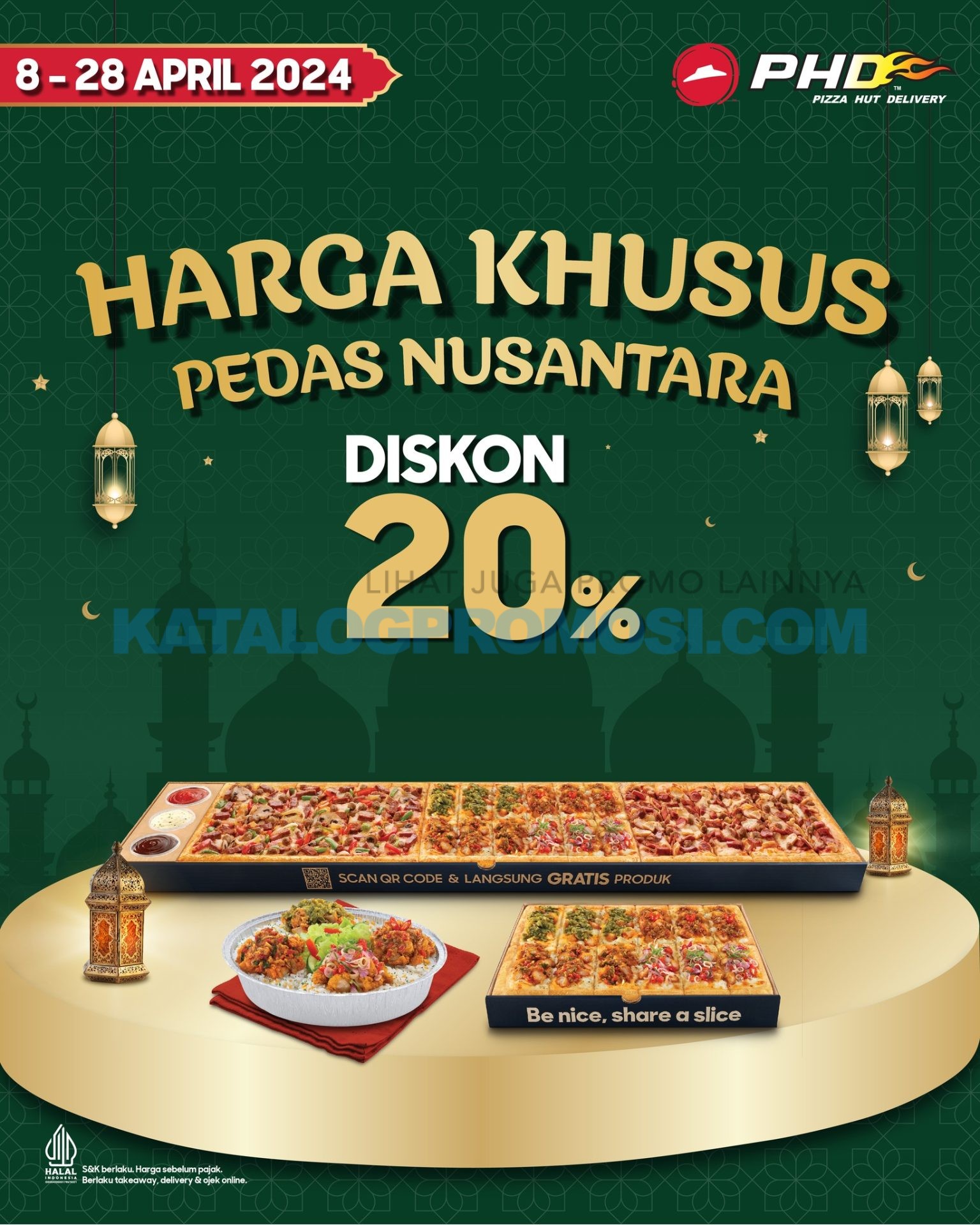 Promo PHD DISKON 20% untuk Menu Pedas Nusantara