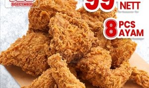 Promo 9.9 CFC INDONESIA KHUSUS ONLINE DELIVERY BELI 8PCS AYAM CUMA 99RIBU