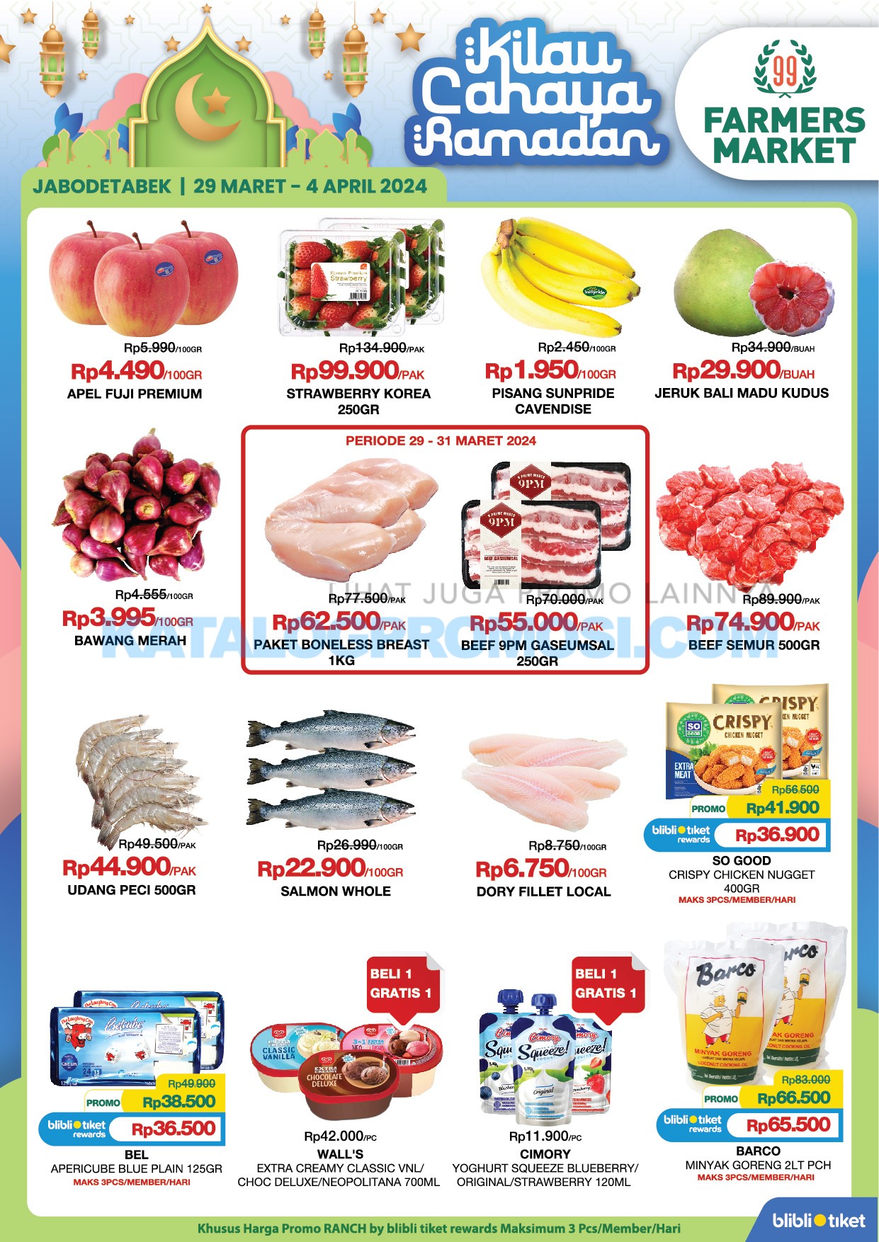 Katalog Promo JSM Farmers Market khusus Weekend 29 MARET - 04 APRIL 2024 Halaman 01