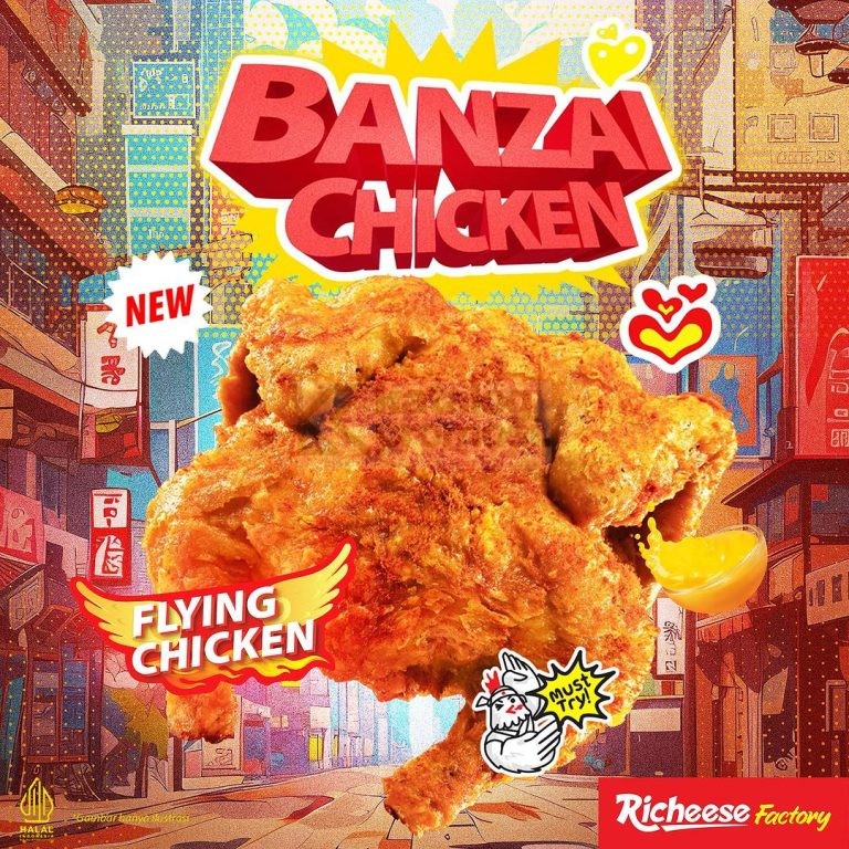 BARU! FLYING CHICKEN BANZAI CHICKEN dari Richeese Factory