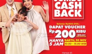 STAR DEPARTMENT STORE Promo JUMBO CASHBACK - GRATIS Voucher Cashback hingga Rp. 200.000*