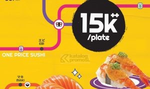 Promo SUSHI GO! Mall Taman Anggrek Opening Spesial – SEMUA SUSHI hanya Rp. 15.000++ per plate