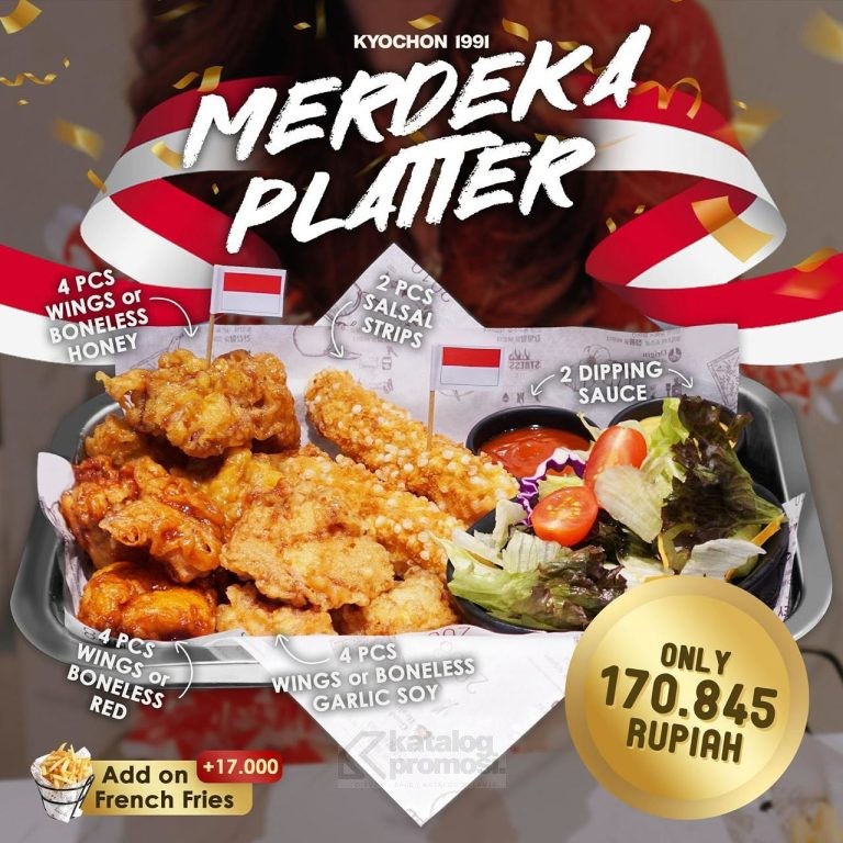 Promo KYOCHON MERDEKA PLATTER Paket Hemat Spesial cuma Rp. 170.845