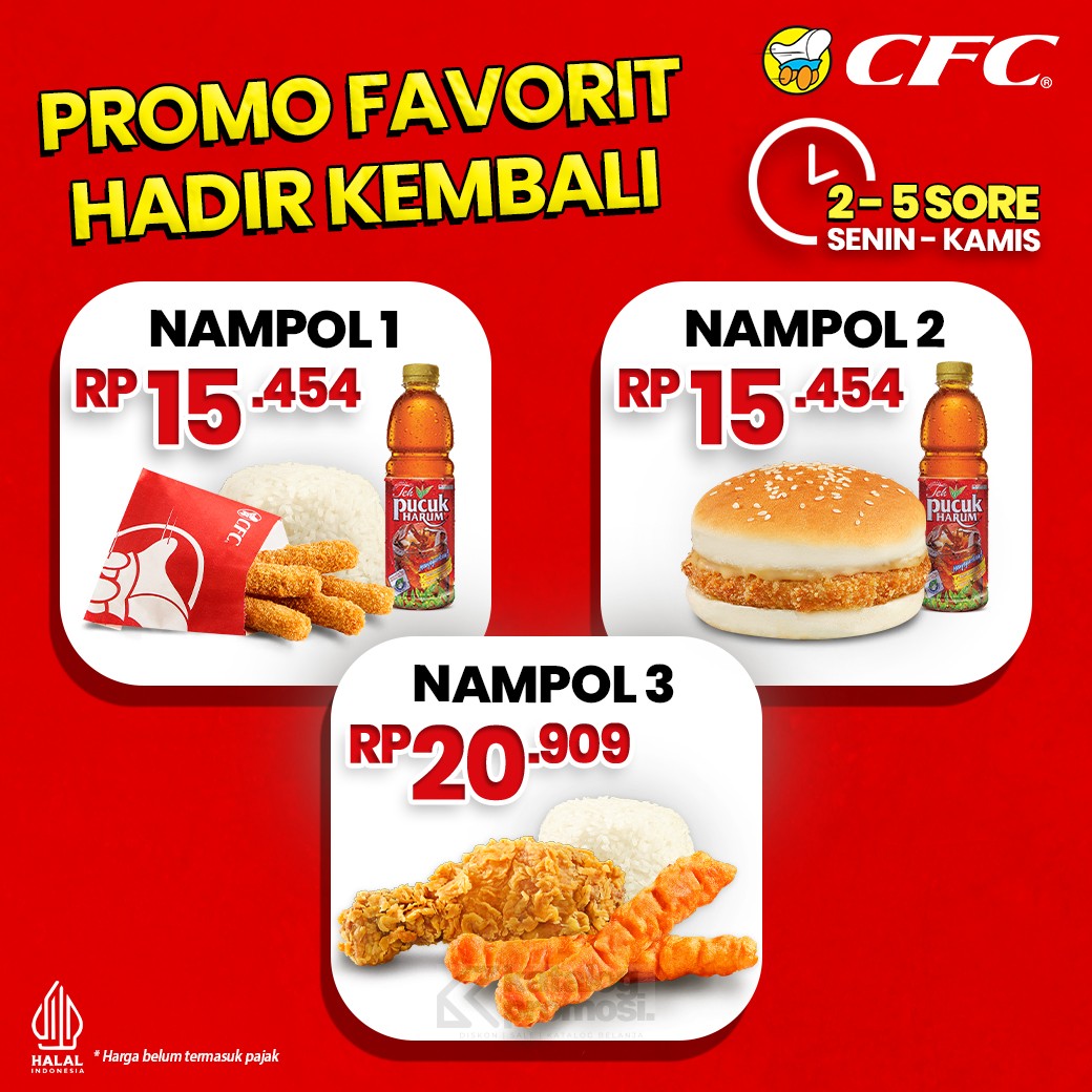 Promo CFC MURAH NAMPOL - PAKET SPESIAL mulai Rp. 15RIBUAN