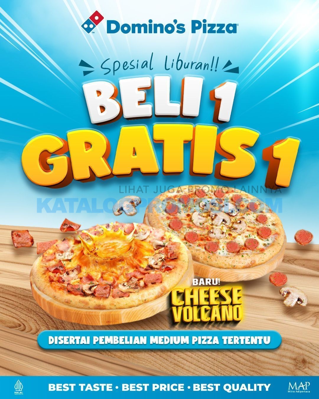 Promo Domino's Pizza Hari Ini Katalogpromosi.com